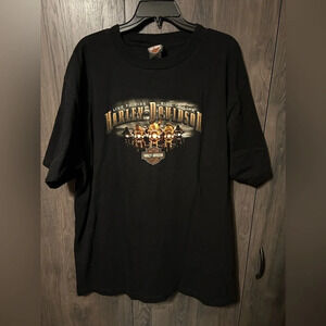 Harley Davidson Tshirt 100% cotton Mens Size 2X Gatlinburg, TN